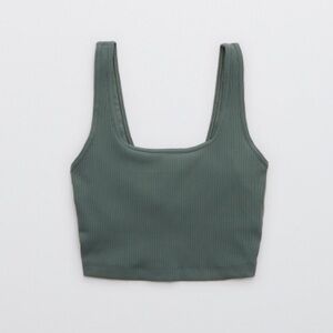 OFFLINE BY AERIE RIBBED
SQUARE NECK LONGLINE SPORTS BRA